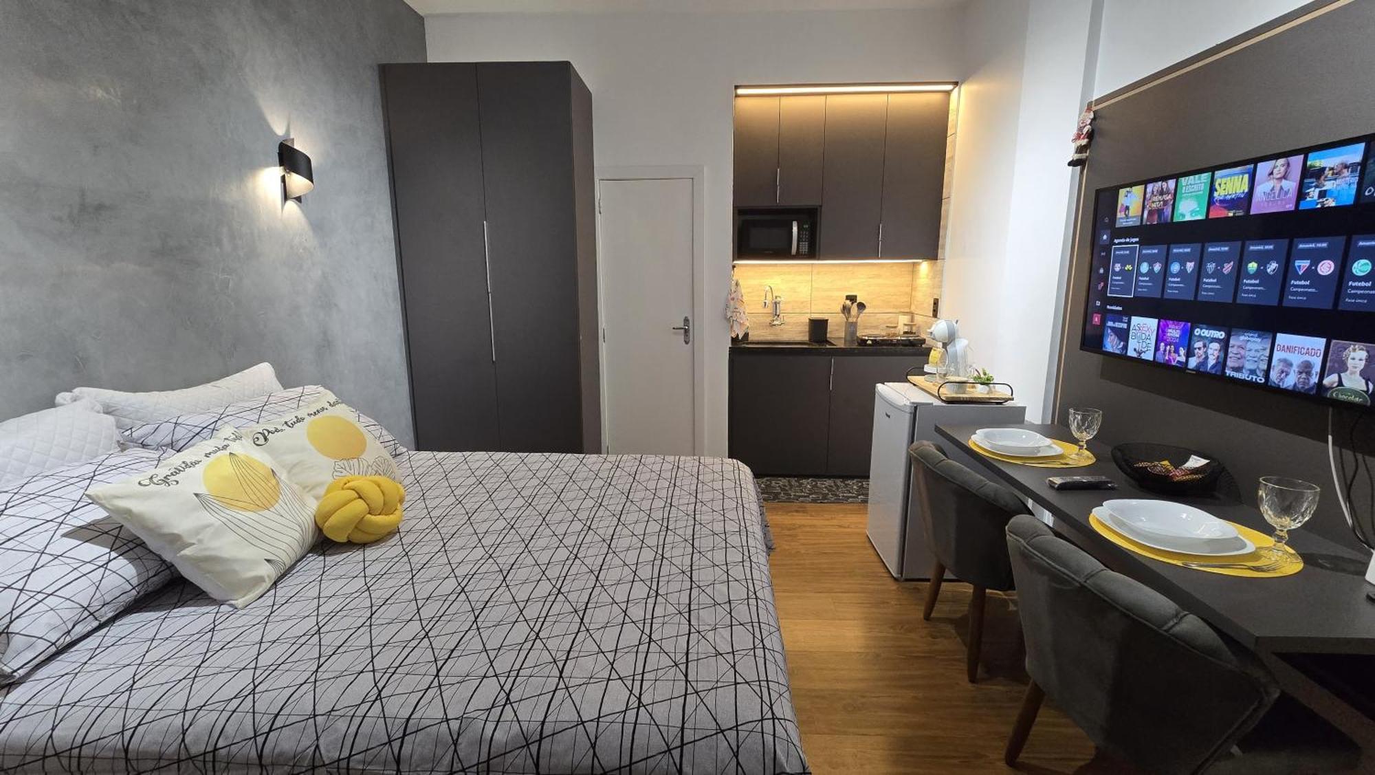 Loft Moderno E Aconchegante A Dois Passos Da Feirinha Do Alto! Daire Teresópolis Dış mekan fotoğraf